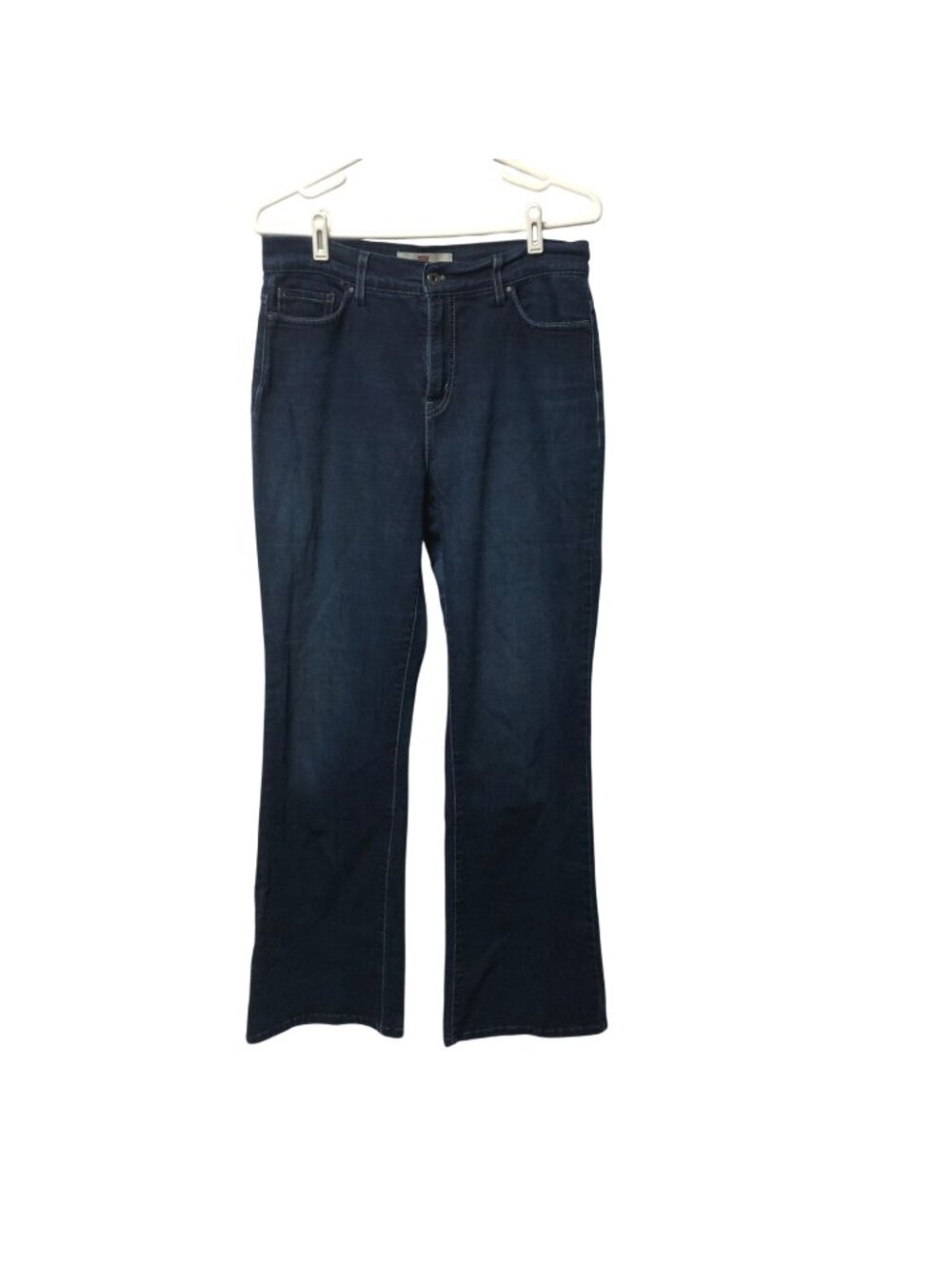Levi's 512 Bootcut Jeans Womens 12M Perfectly Slimming Mid-Rise Dark Wash Pants